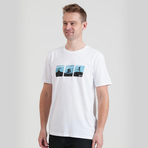 GTN Swim, Bike, Run Logos T-Shirt