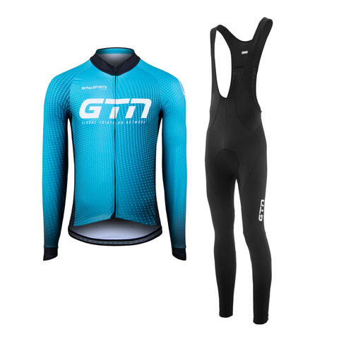 GTN Long Sleeve Cycling Jersey and Bibtights Bundle