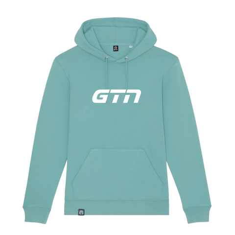 Sudadera con capucha GTN Word Logo - Verde azulado
