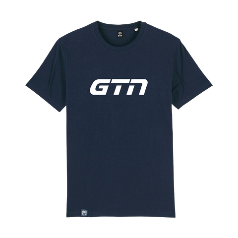 T-shirt con logo GTN Word - blu navy