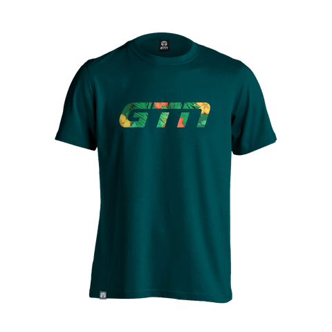 Camiseta con logo tropical GTN