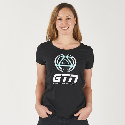 Camiseta orgánica clásica GTN Mujer - Negro