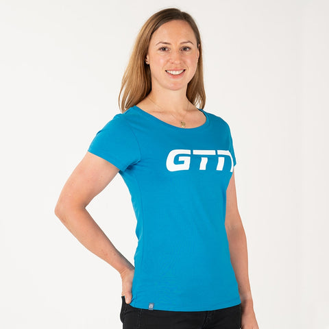 Camiseta orgánica de mujer GTN - Azul celeste