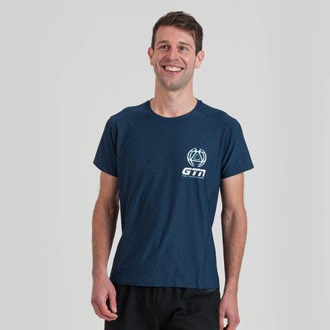 Camiseta de running azul de hombre GTN