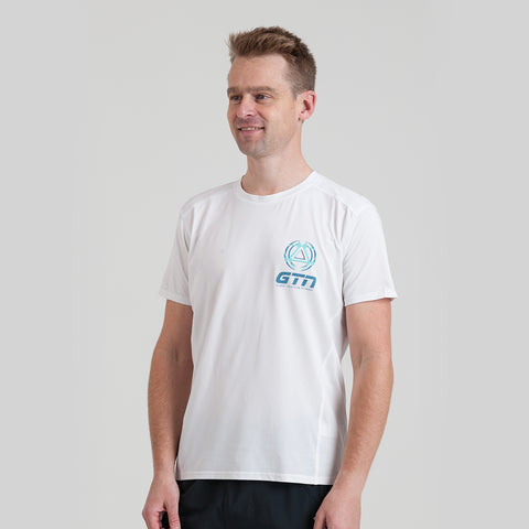 Camiseta de running blanca de hombre GTN