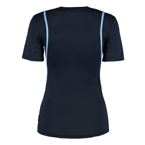 Camiseta de running azul de mujer GTN