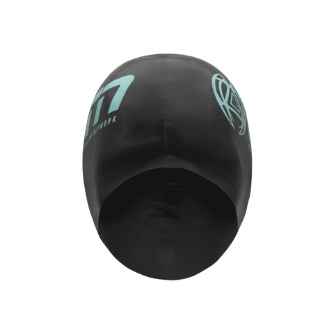 GTN Swim Cap - Black & Turquoise
