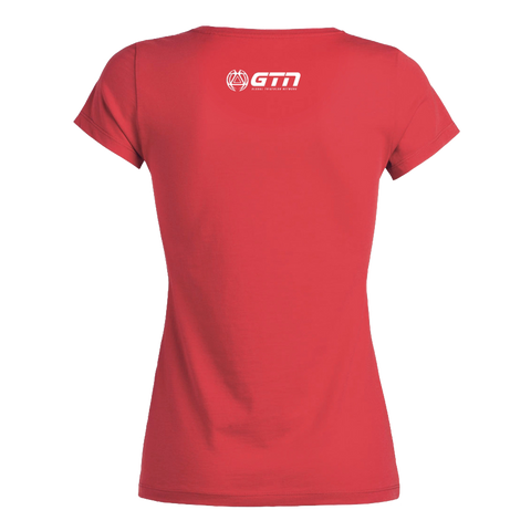 T-shirt ecologica da donna GTN - rosa ibisco