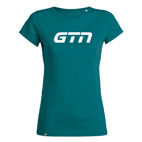 T-shirt ecologica da donna GTN - verde acqua